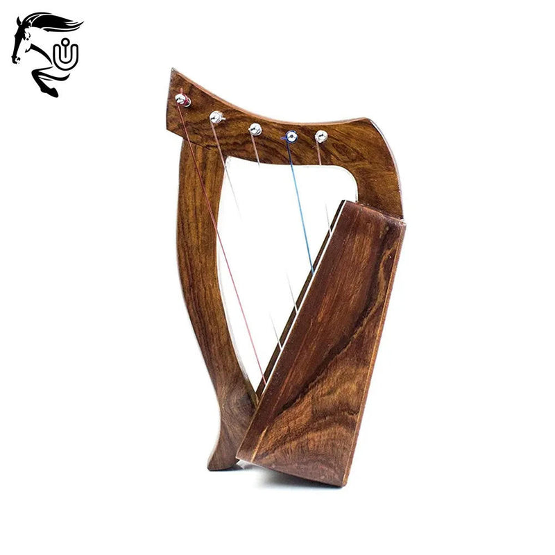 Rosewood Irish Harp — 5 Strings Handcrafted Baby Harp