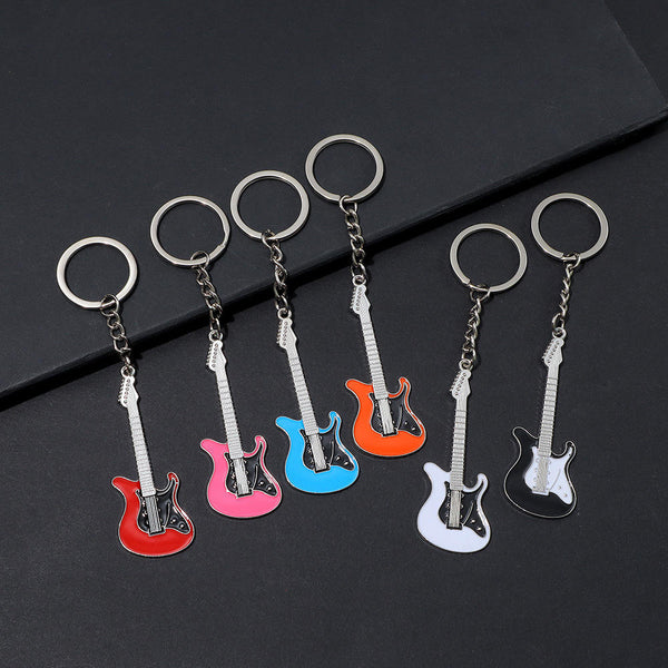 Musical Instrument Keychains — 6 Pack Mini Replicas