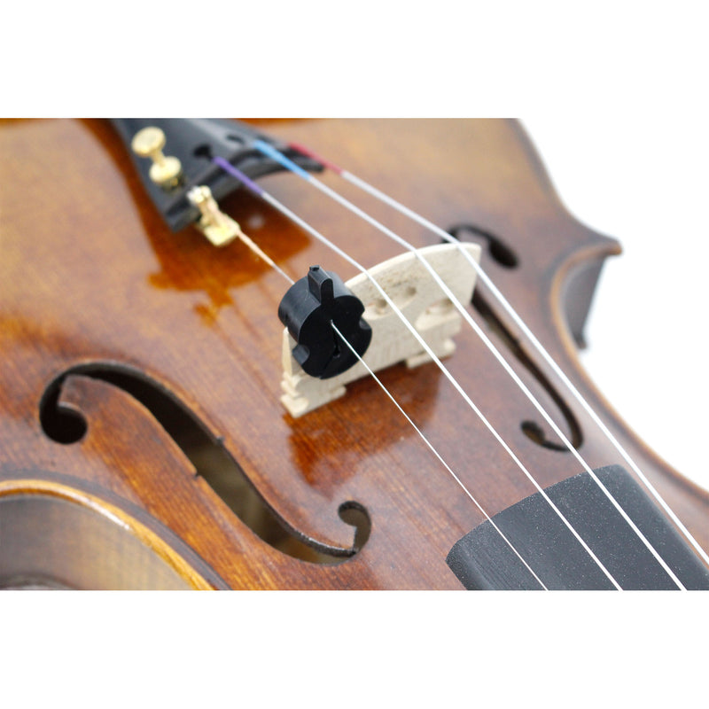 Colorful Violin String Mute — Rubber Practice Mute for 4/4 to 1/8