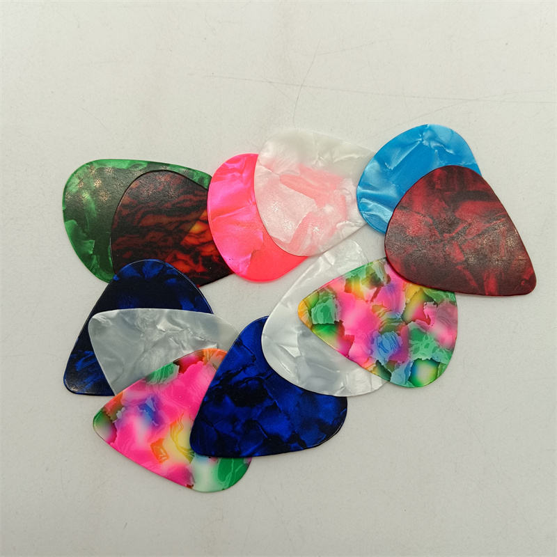 Rose Design Guitar Picks — 12 Pack Assorted