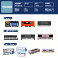 AIERKE ARK-168 61-Key Electric Organ Keyboard — LCD Display for Beginners - View 4