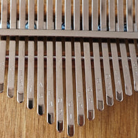 Handmade 15-Note Kalimba — Solid Mahogany