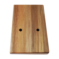 Handmade 15-Note Kalimba — Solid Mahogany