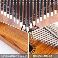 17-Note Portable Kalimba Thumb Piano