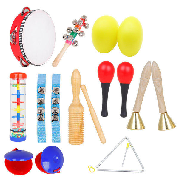 Kids Musical Percussion Set — 10 Piece
