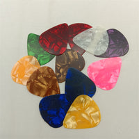 Rose Design Guitar Picks — 12 Pack Assorted